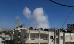 ضحايا وجرحى في مجزرة جديدة للطيران الحربي في مدينة إدلب 